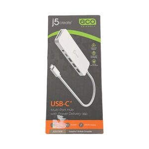 C6O j5create USB-C Multi-Port Hub with‎ Power Delivery: Multiport Adapter, HDMI